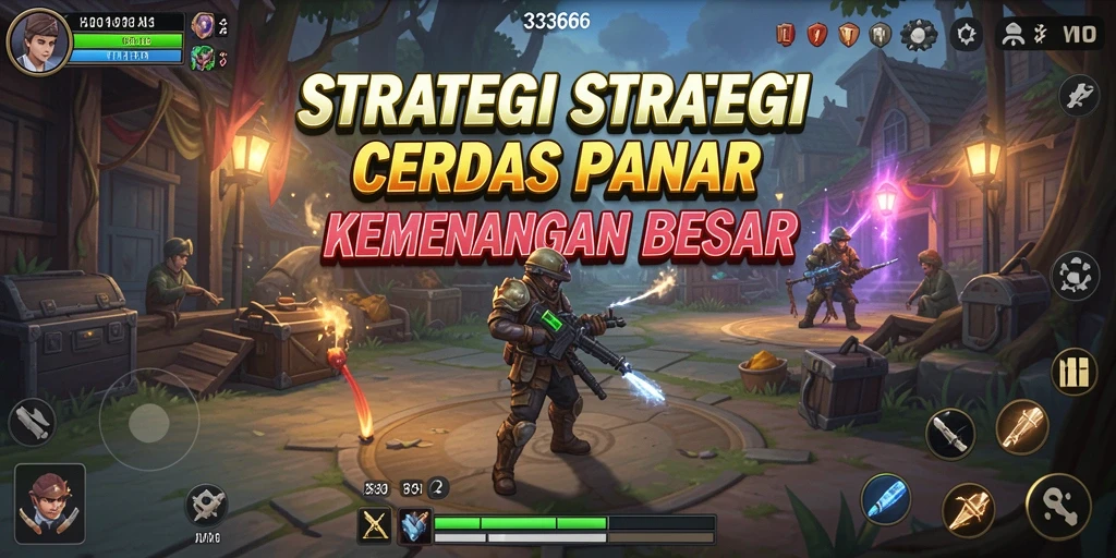 Tangkapan layar gameplay strategi 333666 yang menegangkan dan mendebarkan.