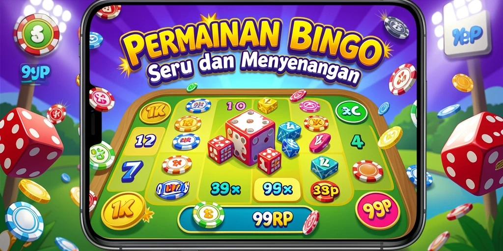 Tampilan menarik dari gameplay Bingo di 99RP.