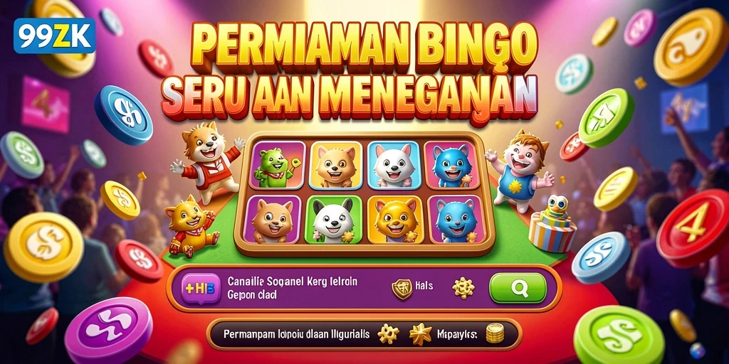 Screenshot gameplay 99ZK yang menampilkan keseruan permainan Bingo.