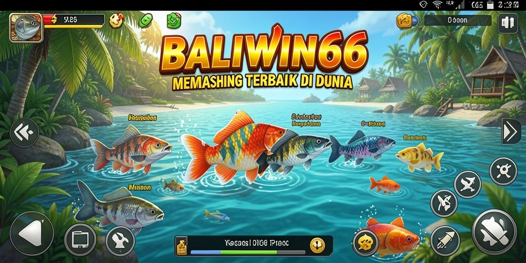 Tampilan gameplay BALIWIN66 yang mendebarkan saat memancing.