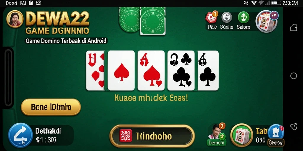 Tampilan gameplay Domino yang menarik di DEWA22.
