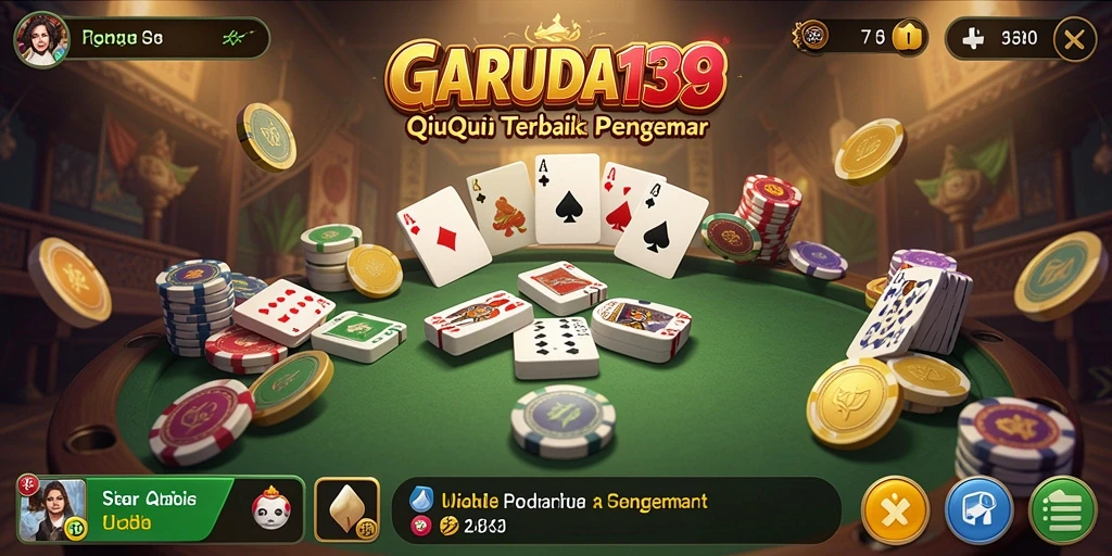 Tampilan gameplay QiuQiu yang seru dan kompetitif di GARUDA138.