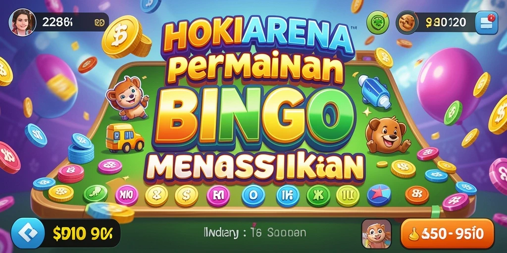 Tampilan gameplay HOKIARENA dengan suasana Bingo yang mengasyikkan.