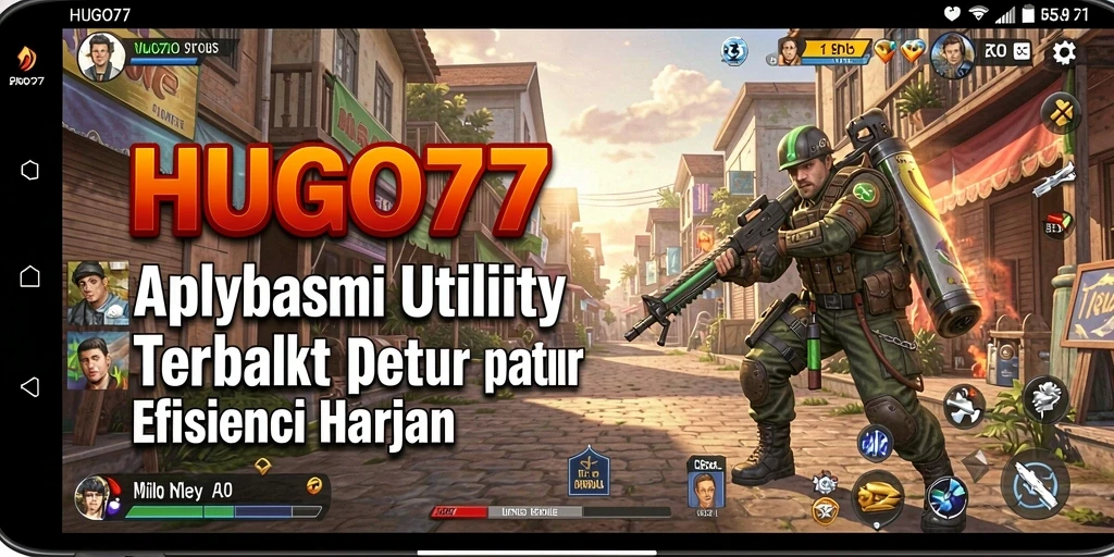 Tampilan utama HUGO77 yang intuitif dan mudah digunakan.