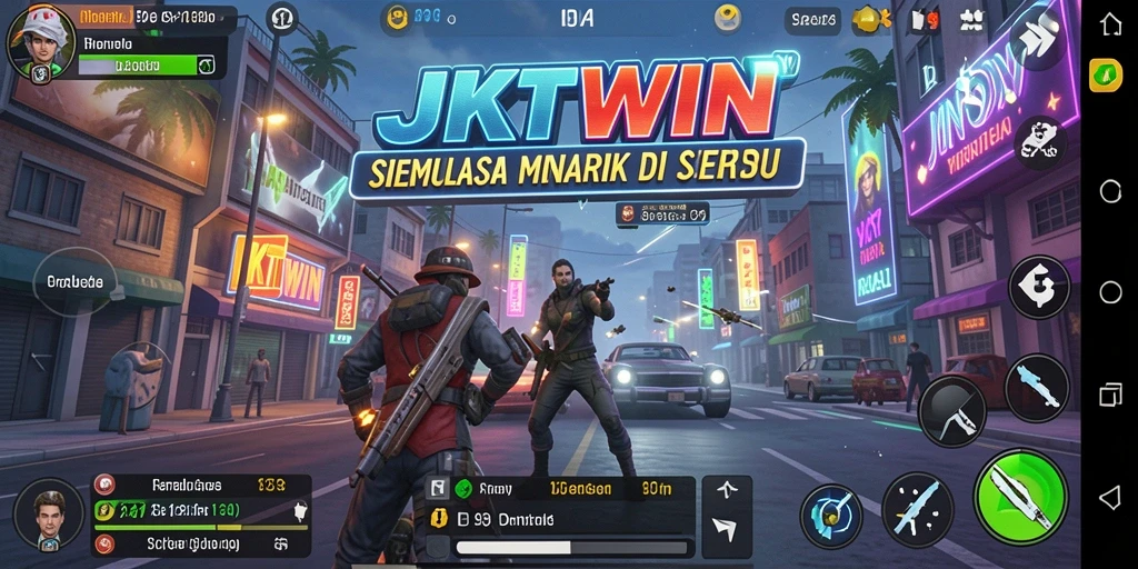 Tampilan gameplay JKTWIN yang seru dan interaktif.