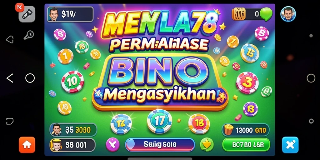 Tangkapan layar MENYALA78 menampilkan gameplay Bingo yang menarik dan penuh warna.