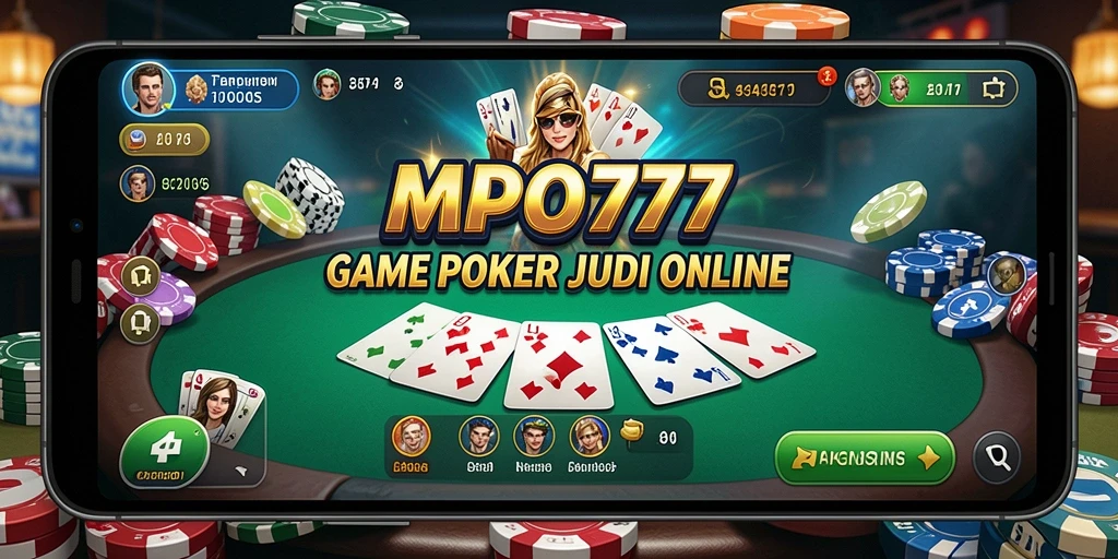 Tampilan permainan poker seru di MPO777.