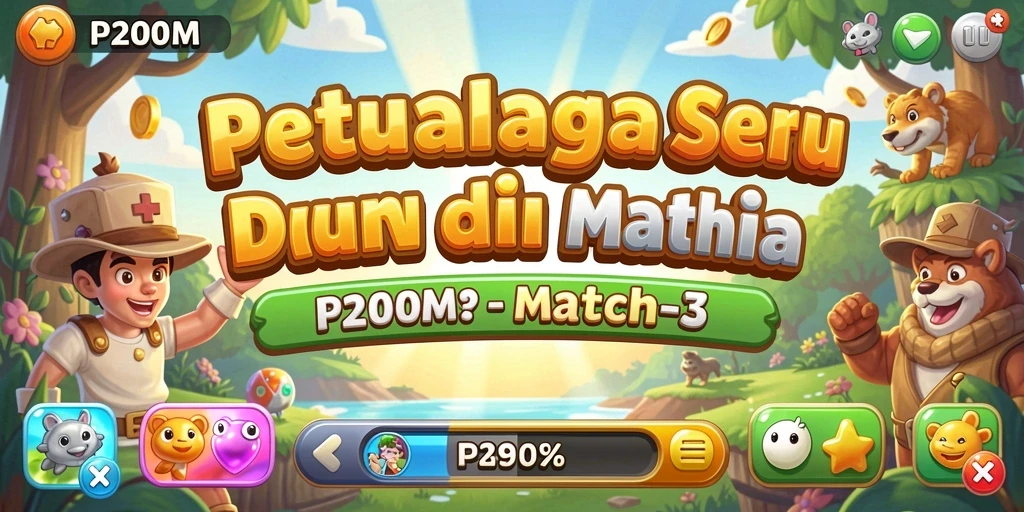 Tangkapan layar menarik dari gameplay P200M yang seru.