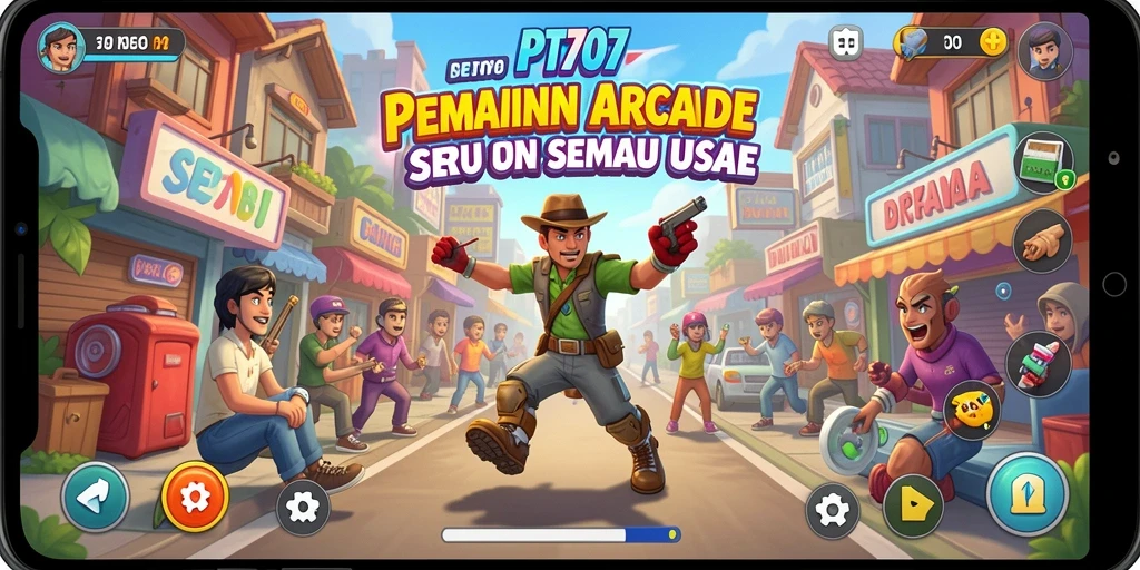Gameplay PT707 menampilkan aksi seru dan grafis menarik.