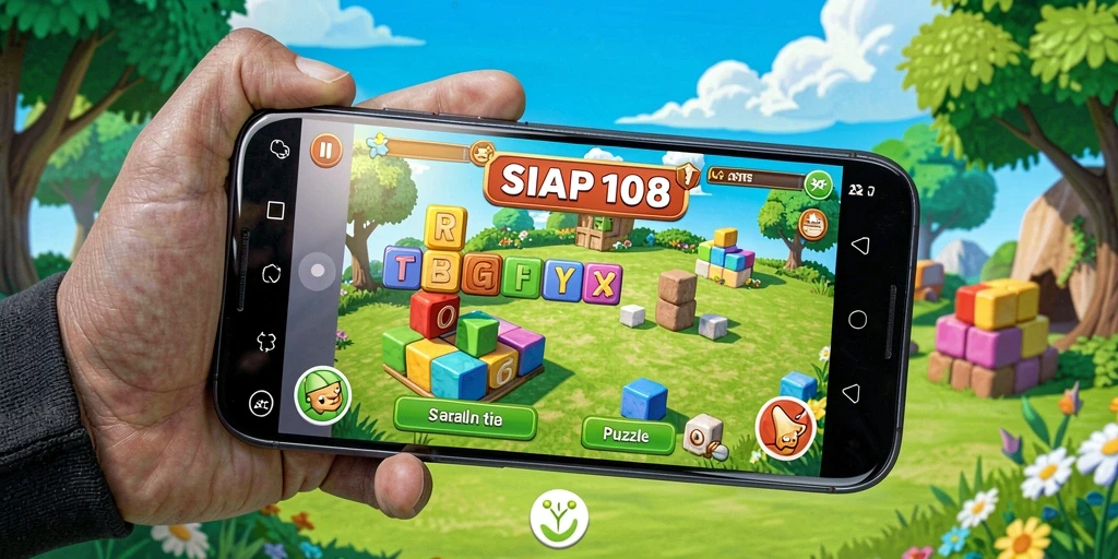 Screenshot gameplay SIAP108 menampilkan tantangan puzzle yang menarik.