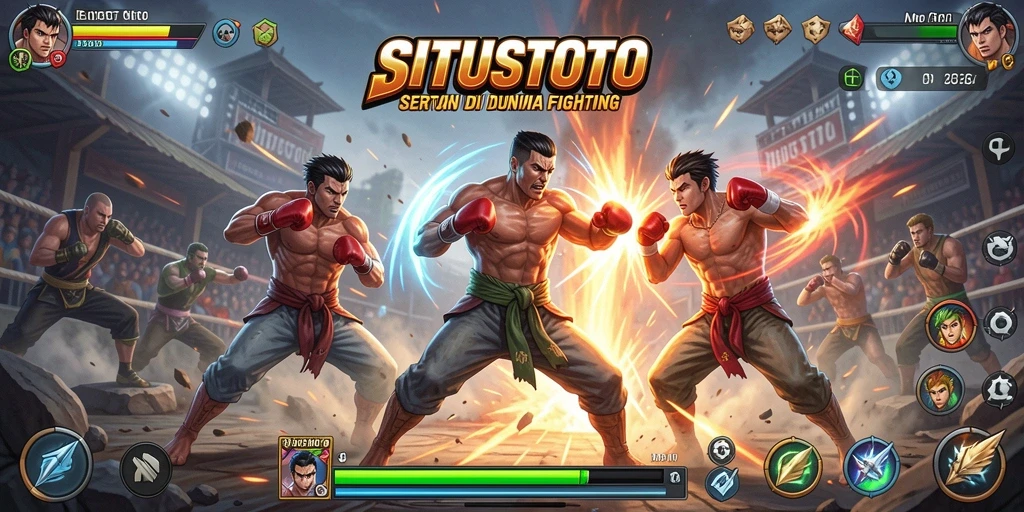 Tampilan menarik dari gameplay Fighting SITUSTOTO.