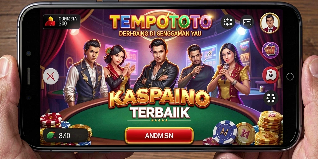 Tampilan gameplay TEMPOTOTO yang menegangkan dan menarik di Kasino.