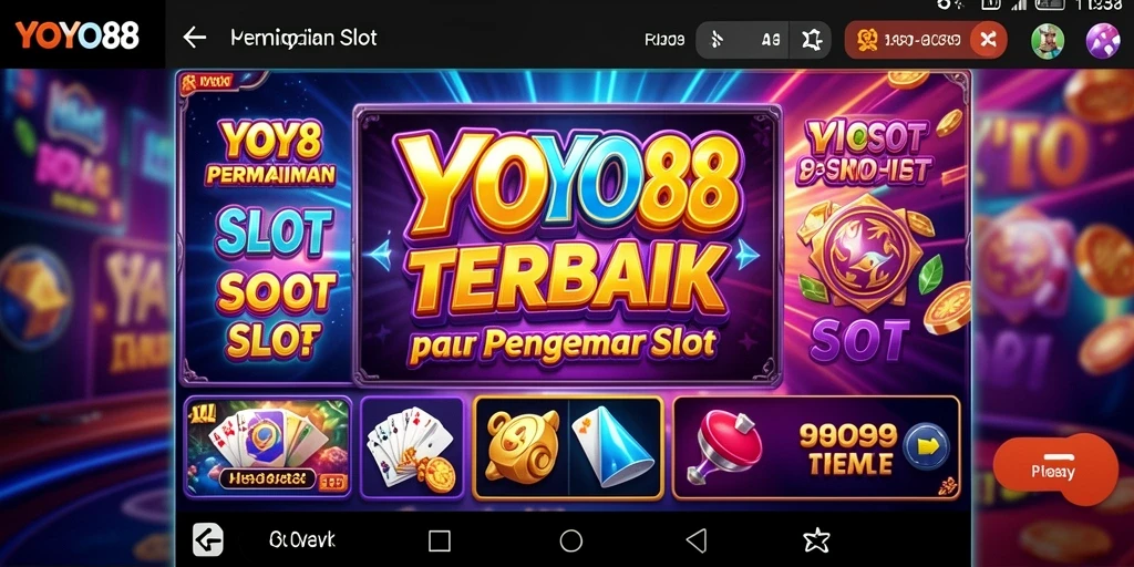 Tampilan menarik dari gameplay Slot di YOYO88.
